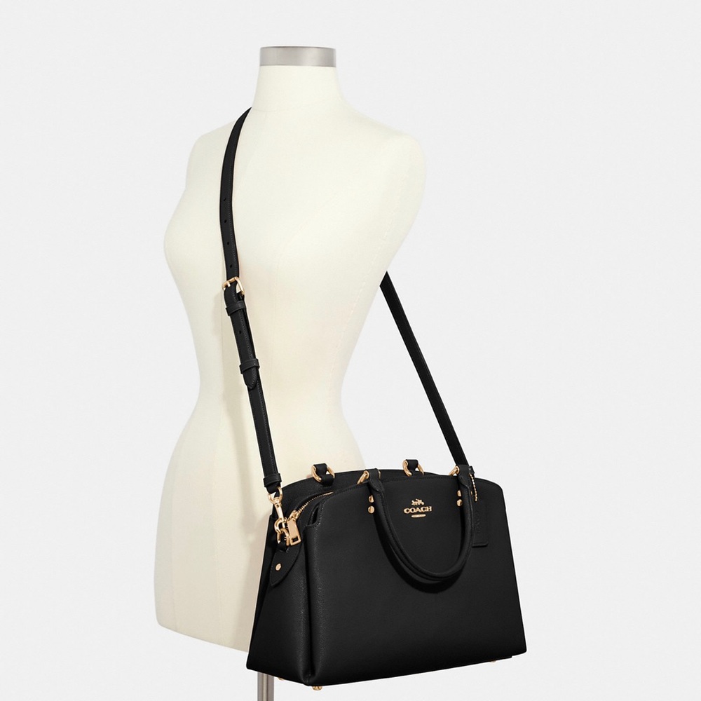 BRAND NEW - black coach Lillie carryall crossbody handbag